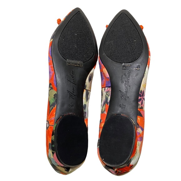 Marc Fisher Colorful Bright Floral Print Pointed Flats - Picture 7 of 14